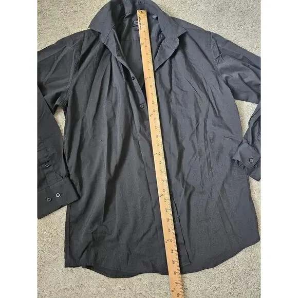 Jones New York Signature Slim Fit Buttoned Shirt Size M 15-15.5  32/33 corpcore - Picture 11 of 12